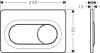 Hansgrohe iFrame Original S Przycisk WC chrom 66002000